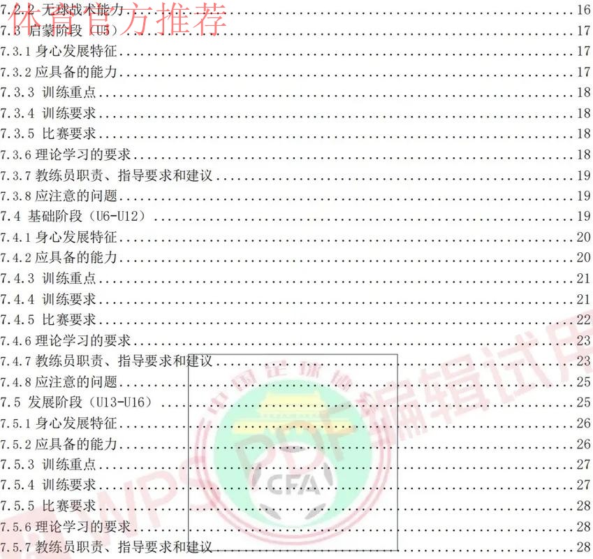 《中国足球协会青少年训练大纲》公布 明确青训发展目标理念 《中国足球协会青少年训练大纲》公布 明确青训发展目标理念