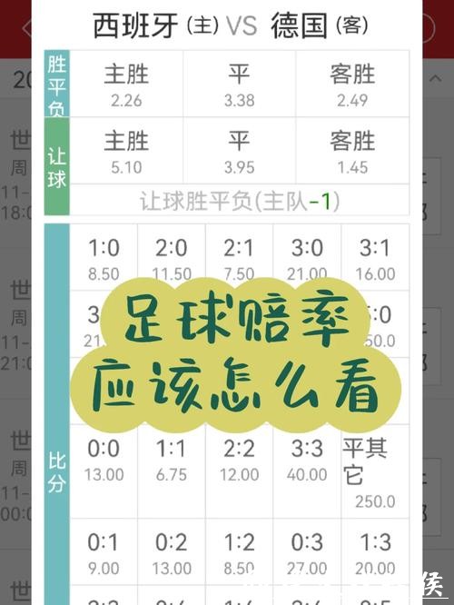 世界杯外围投注：透过赔率看比赛实力